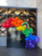 Guirnalda de globos para evento