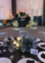 Back de fotos y centros de mesa