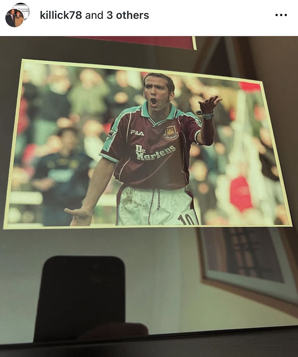 Thumbnail: Paolo Di Canio Signed & Framed 1999-2001 West Ham United Home Shirts