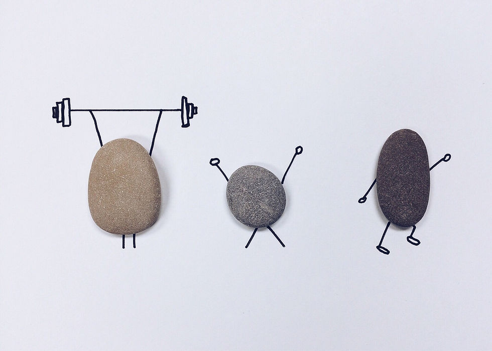 Rock working out