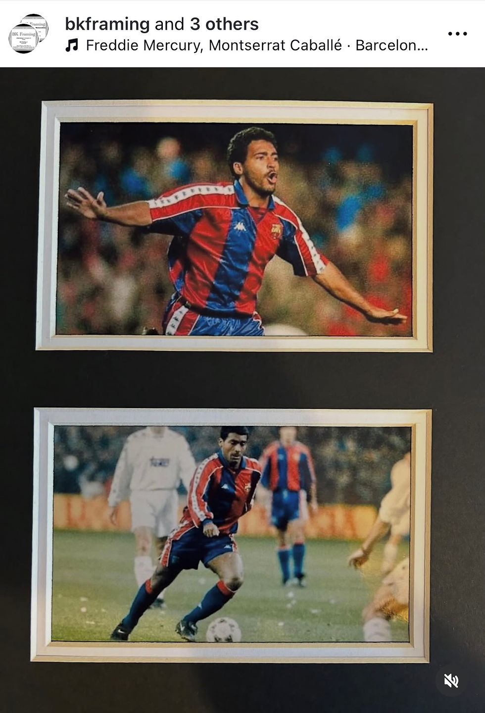 Thumbnail: Romário Signed & Framed 1992-95 Barcelona Home Shirt