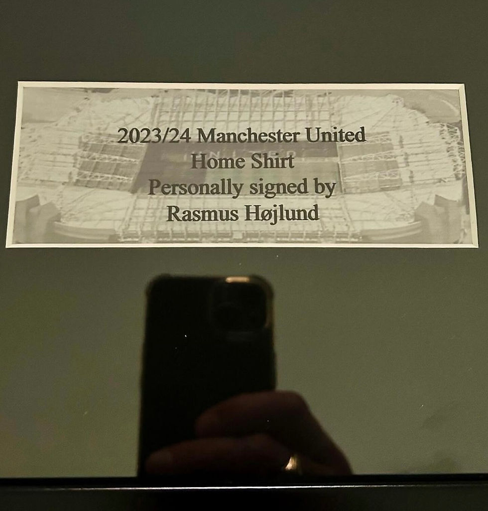 Thumbnail: Rasmus Højlund signed 2023-2024 Manchester United Home Shirt