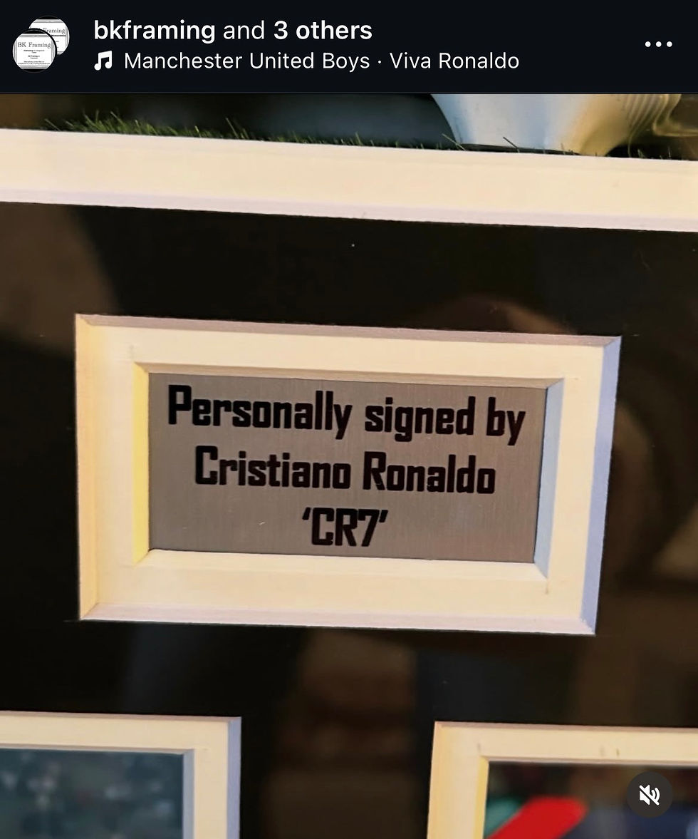 Thumbnail: Cristiano Ronaldo ‘CR7’ Signed & Framed Nike Football Boot