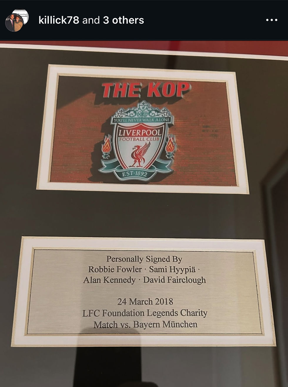 Thumbnail: Signed & framed by 4 x  Liverpool Legends - 2017/2018 Liverpool FC Home Shirt 