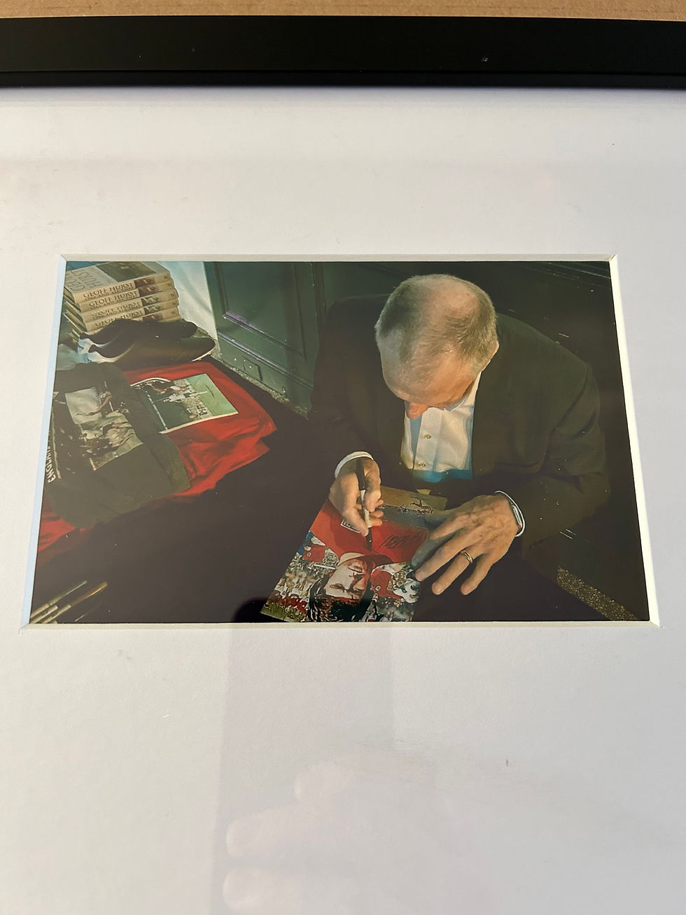 Thumbnail: Signed & framed Sir Geoff Hurst montage in 20 inches x 16 inches frame (1 of 2)