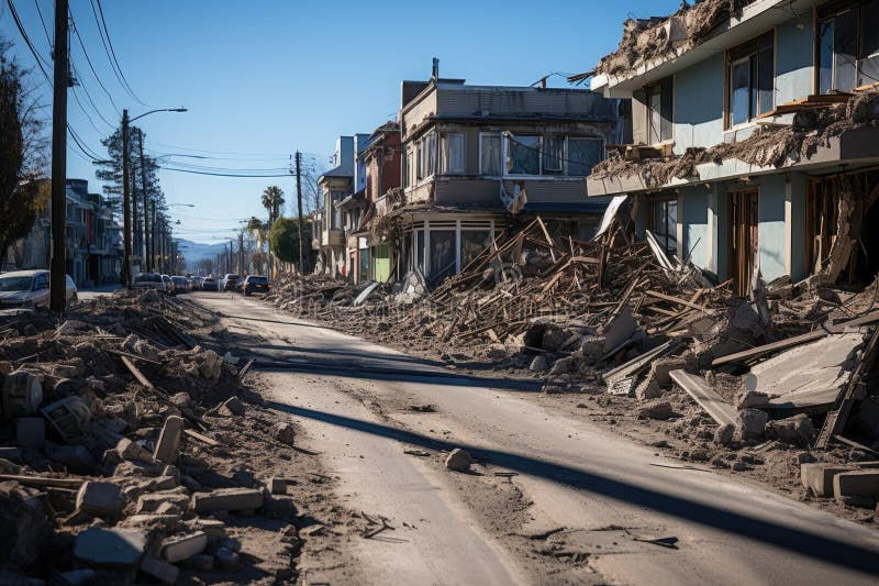 consequences-seismic-activity-visible-revealing-collapsed-buildings-cracked-infrastructure