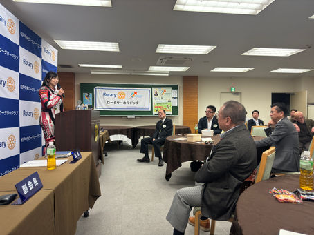 通算第2013回例会|髙木直樹会長・吉村 博幹事年度(第19回)|令和6年11月14日(木):点鐘午後12時30分|会場:第三宝星ビル2階