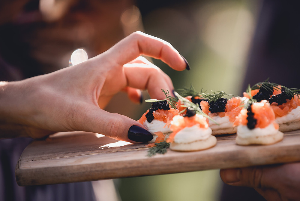 Wedding Canapés at Allington