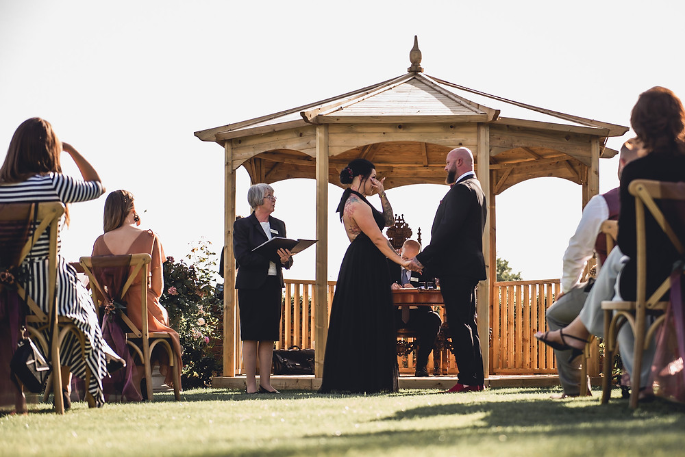 Outdoor Wedding in Pagoda