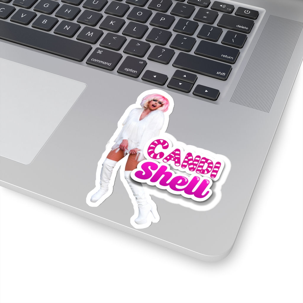 Candi Shell Fringe Photo Kiss-Cut Stickers