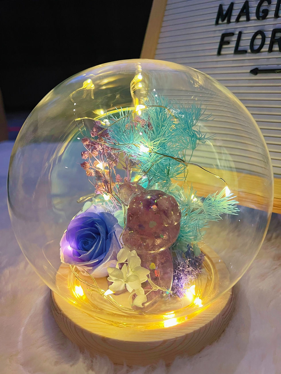 Thumbnail: Enchanted Floral Bear