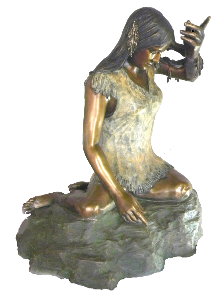 Reflection — sculpture by Colette Pitcher