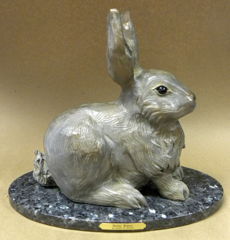Honey Bunny — sculpture by Colette Pitcher