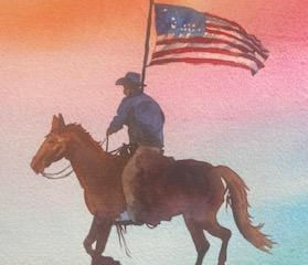 Cowboy Sunset
