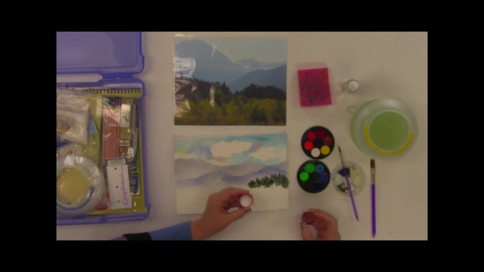 Learn to paint a Landscape (part 3)