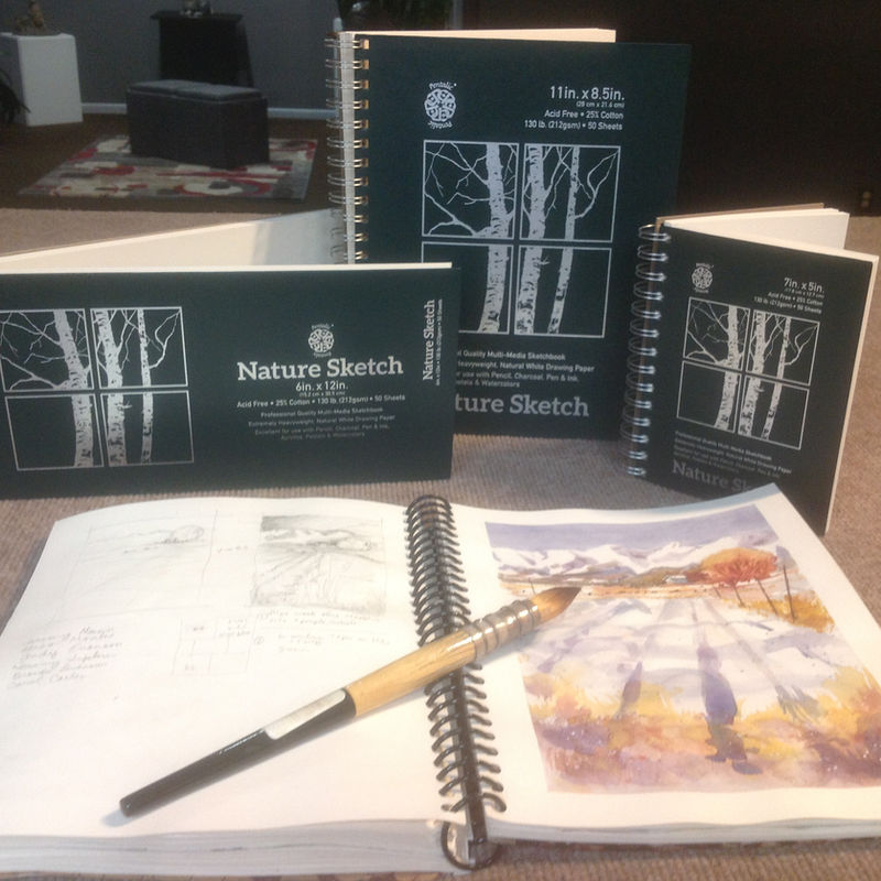 Nature Sketch books — artwork by Colette Pitcher