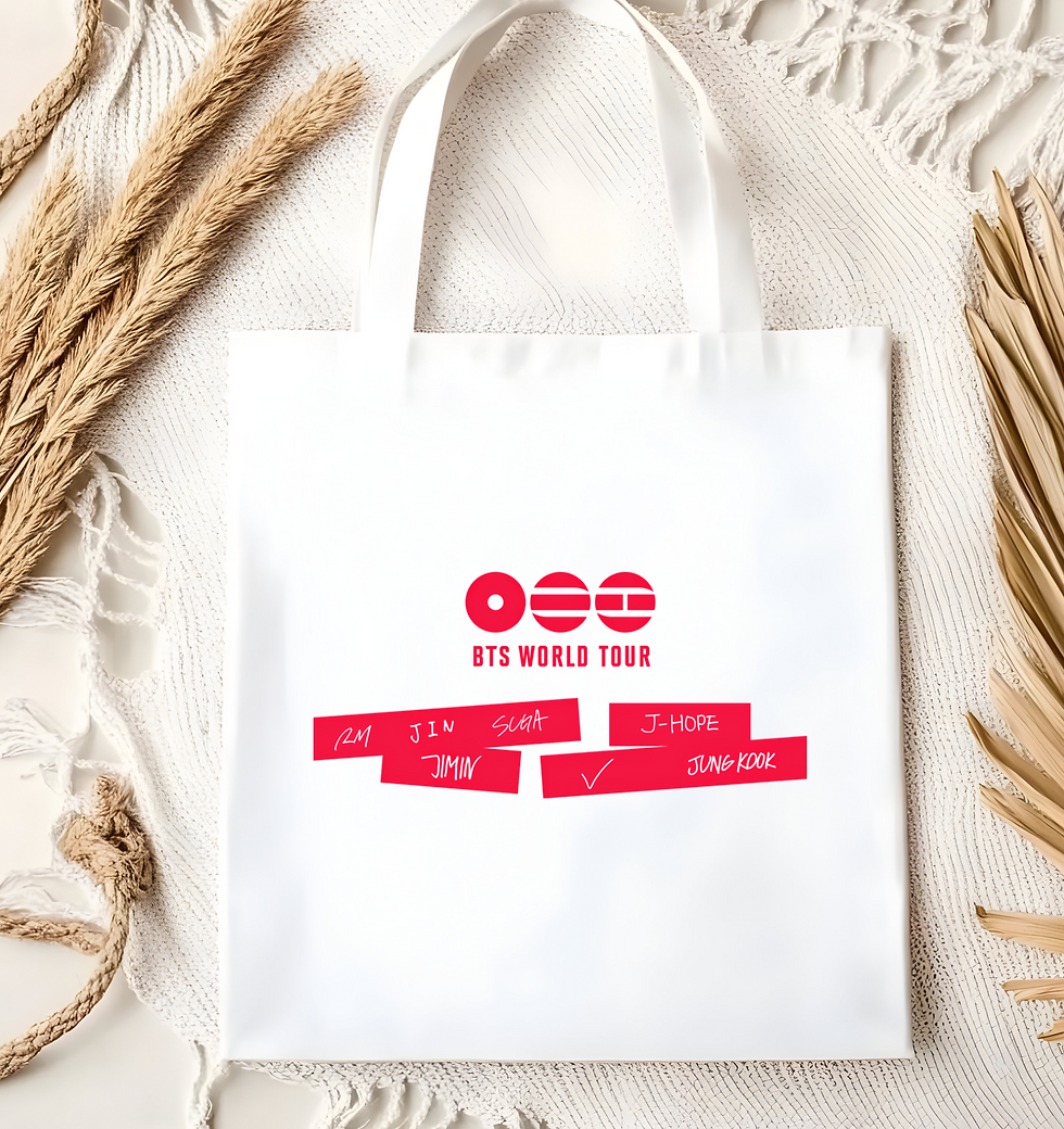 BTS ARMY tote bags, world tour 2026