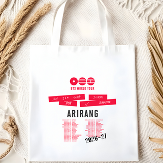 ARMY get concert ready with our BTS tour tote bags