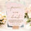 Thumbnail: A4 Acrylic wedding sign