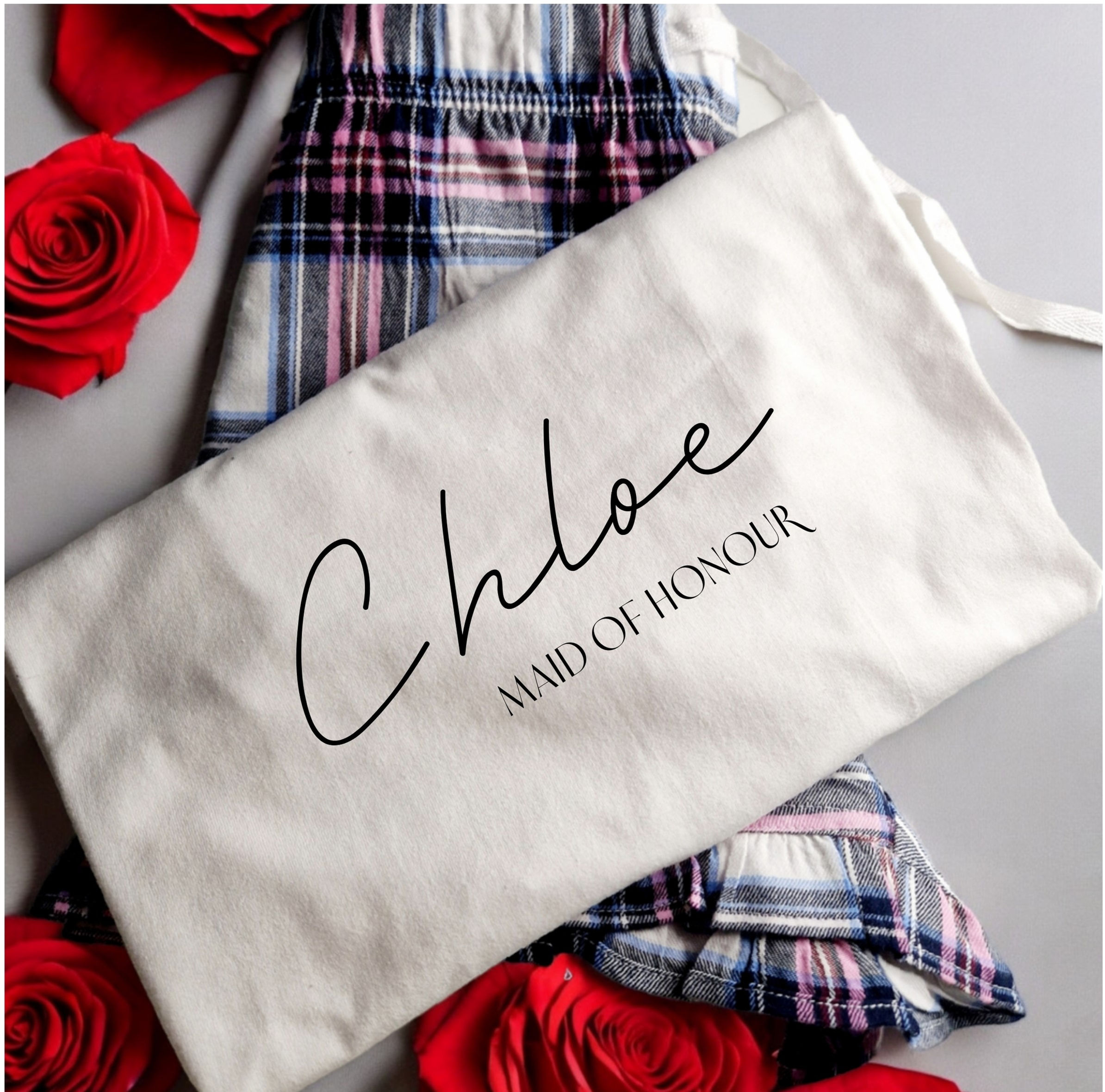 Bridal party personalised pyjamas