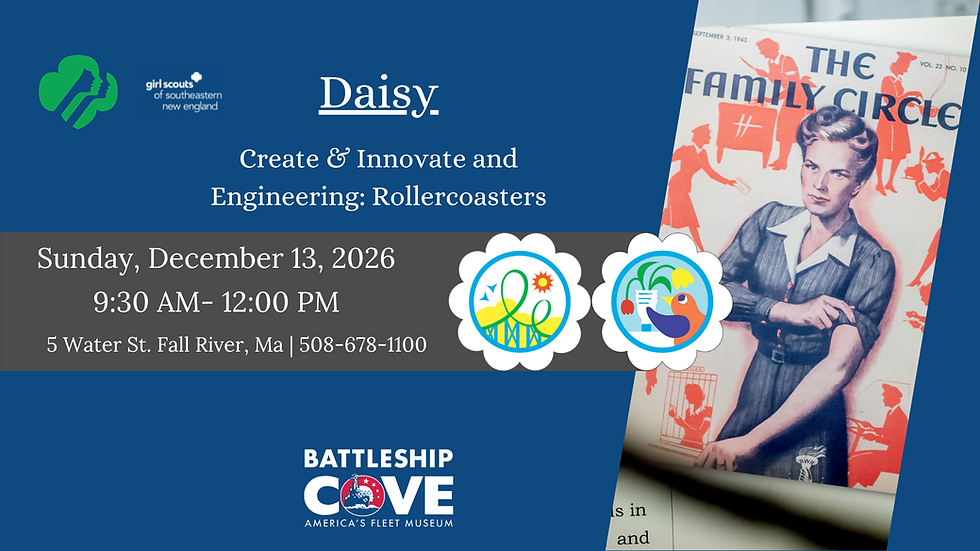 Girl Scout Daisy Create & Innovate and Engineering Rollercoasters