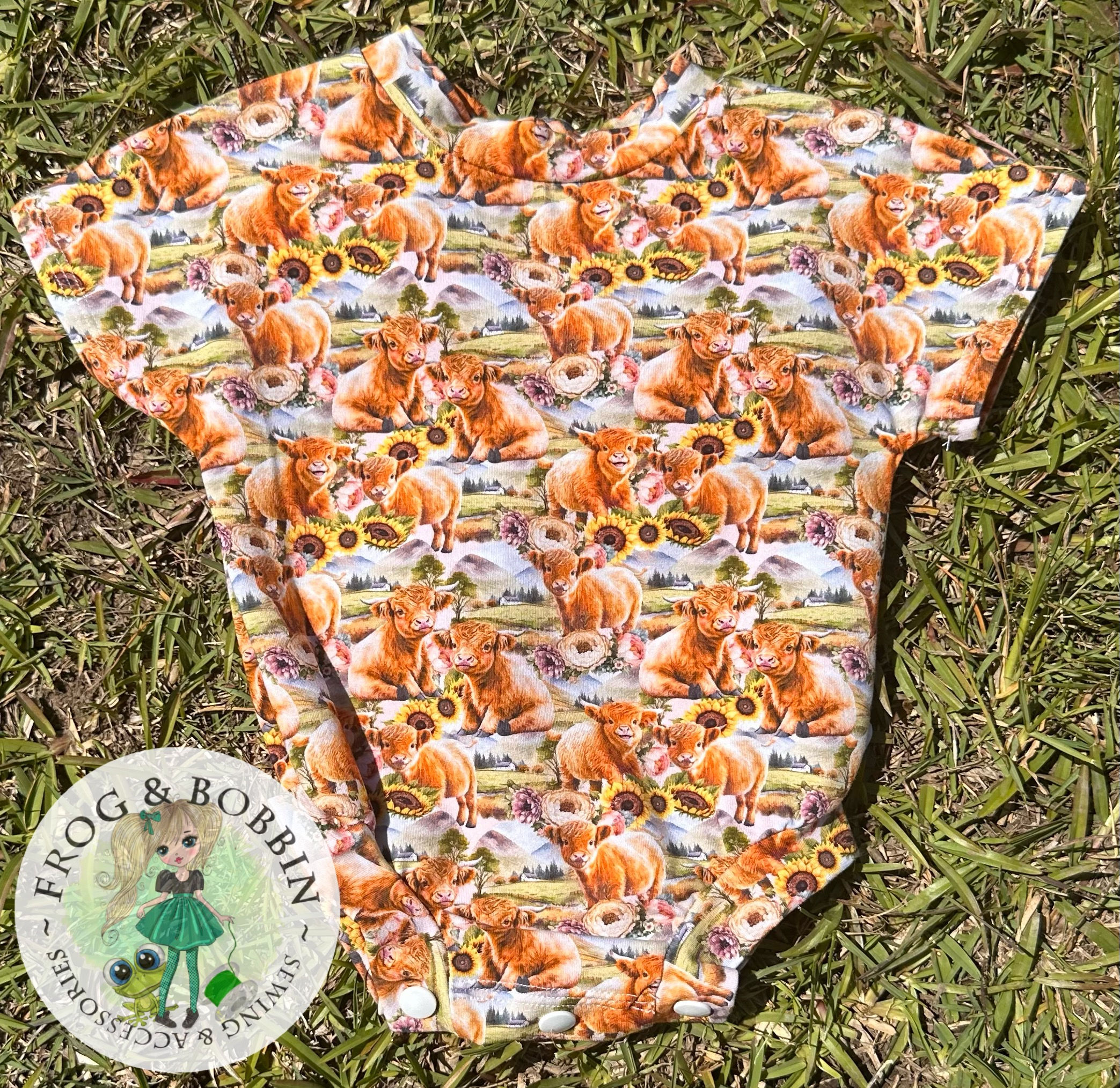 Smiling Cow Romper