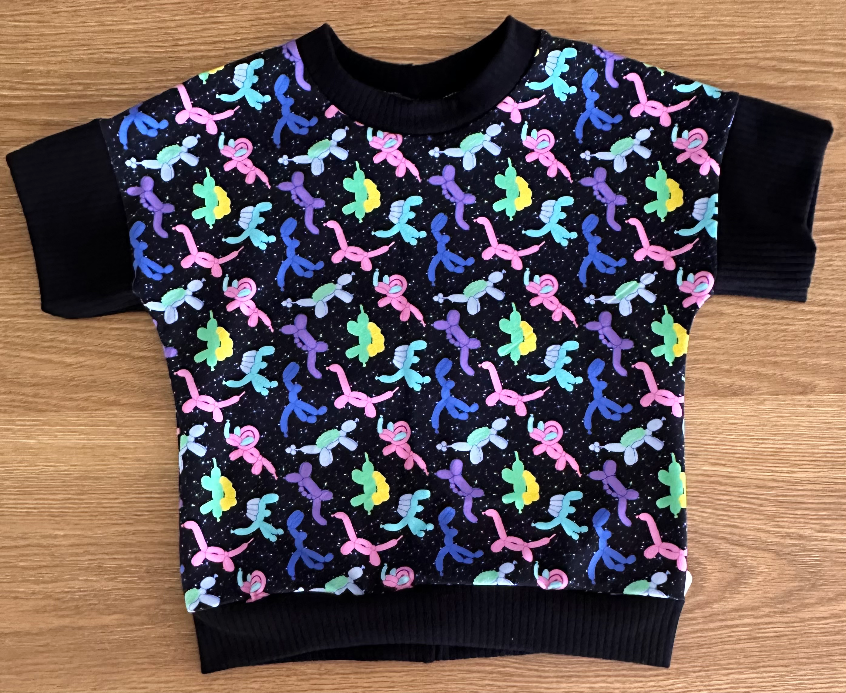 Dinosaur Balloons Dolman Tee