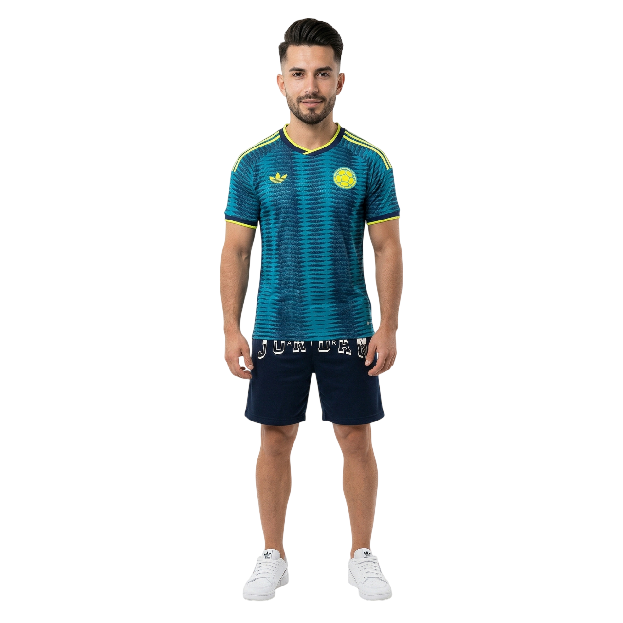 COLOMBIA NATIONAL TEAM SPECIAL EDITION RETRO JERSEY - BLUE & YELLOW
