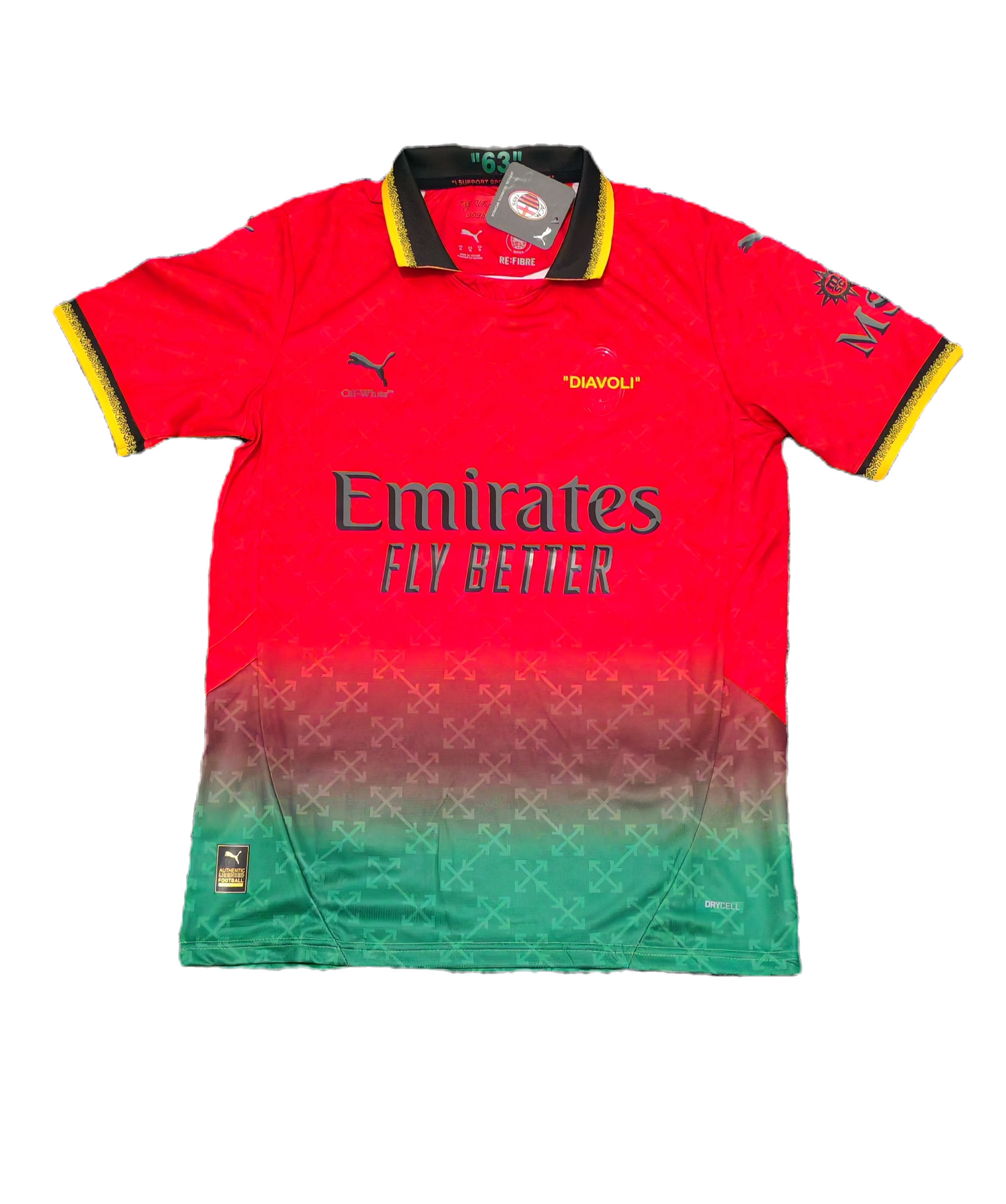 AC Milan x Off White Red version