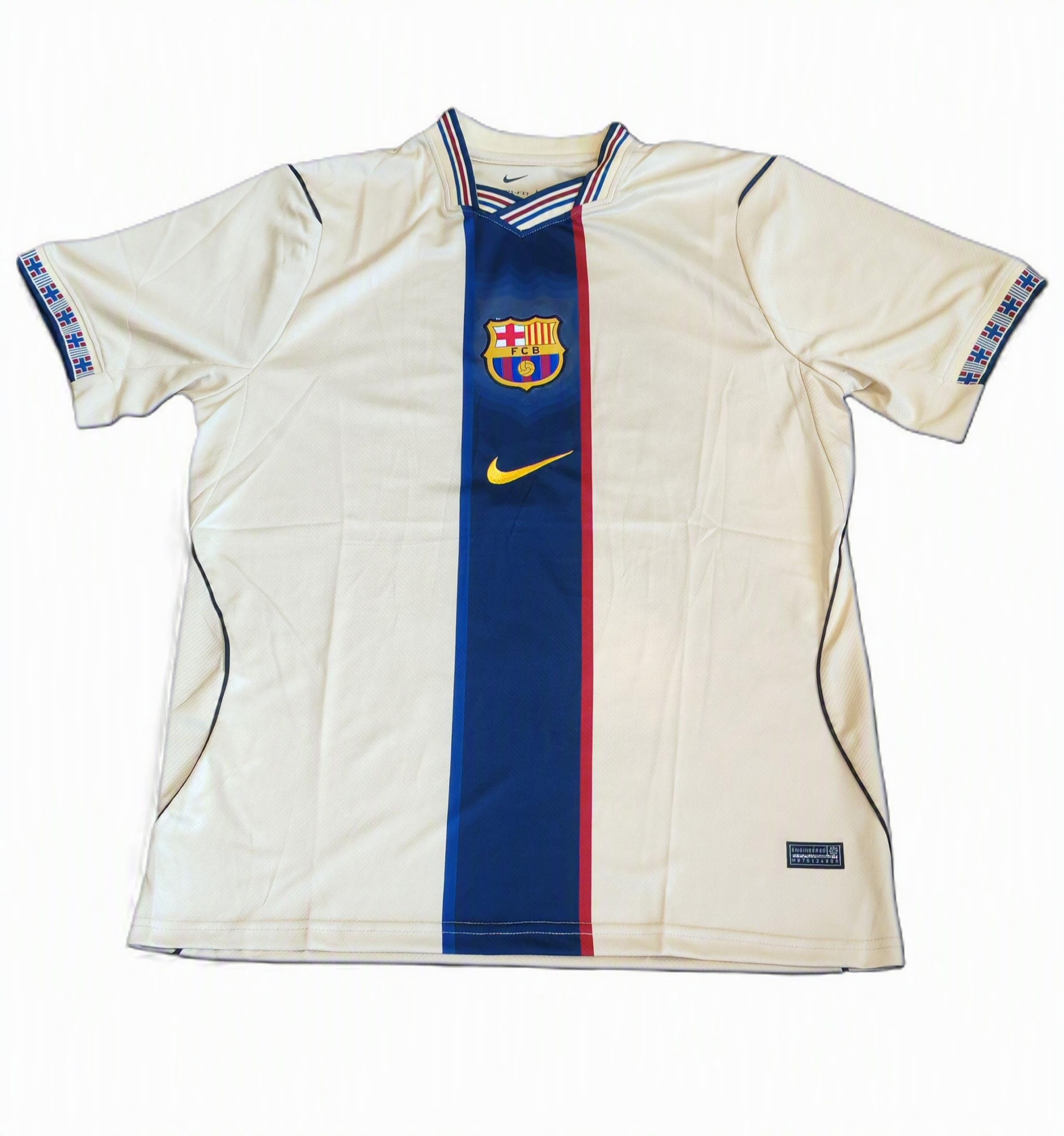 Barcelona beige retro concept jersey