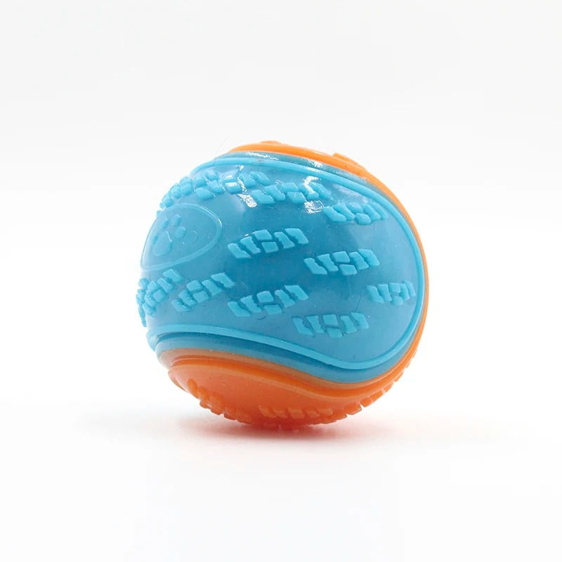 Thumbnail: Squeaky Dental Ball – TPR Interactive Chew Toy for Dogs