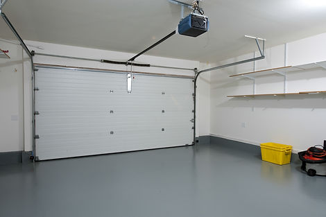 Interior of a clean garage in a house.jp