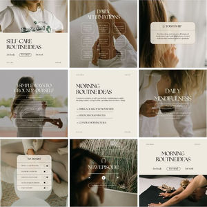 Wellness and Self-Care Collage