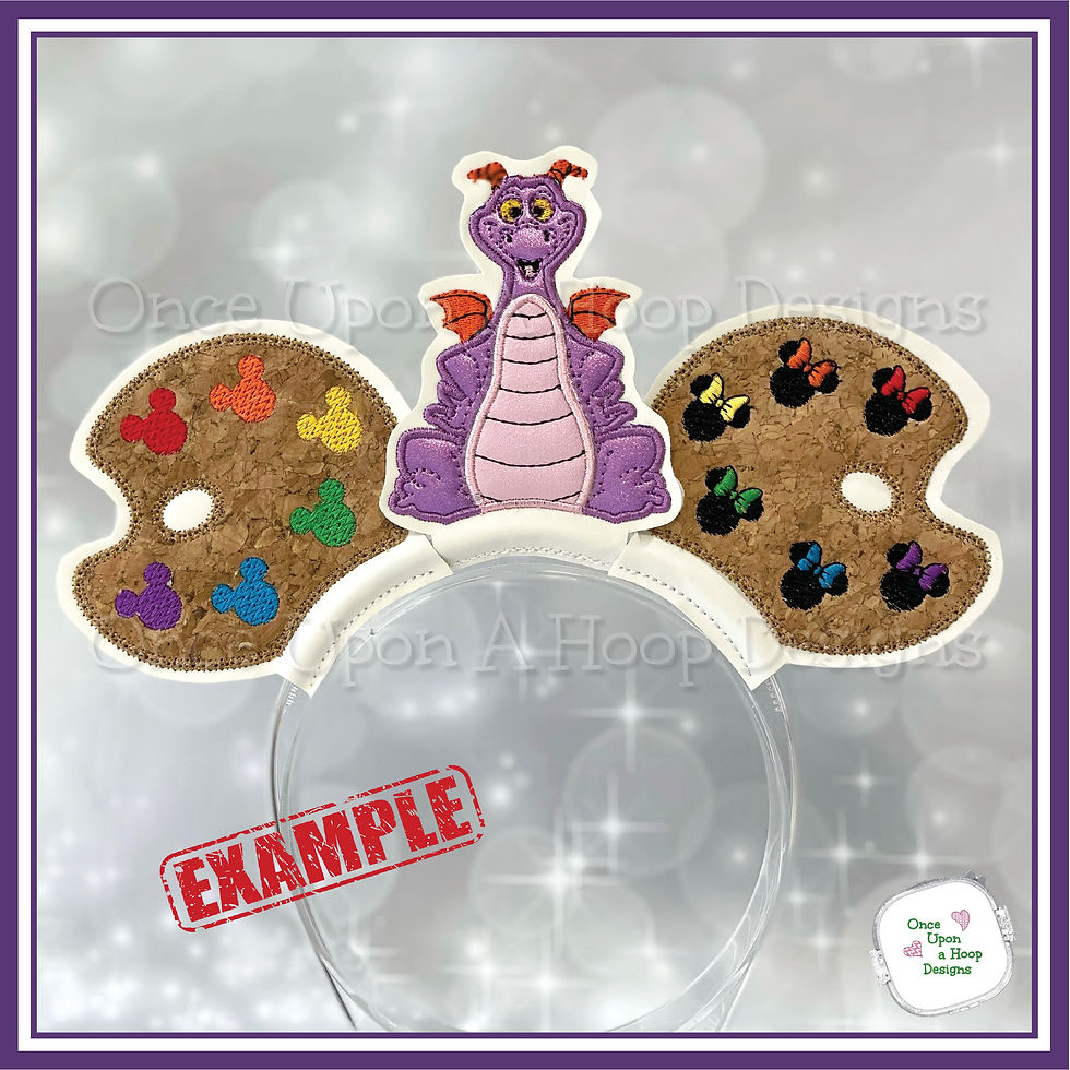 Thumbnail: Figgy Dragon Center ITH Embroidery Design