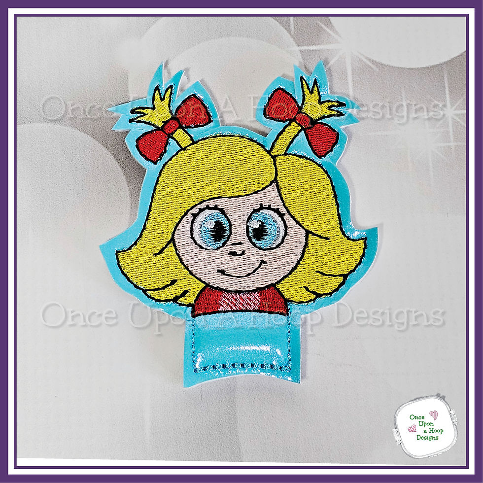 Thumbnail: Mean One & Friends Headband Toppers Set (5 pieces) ITH Digital Embroidery Design