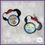 Thumbnail: Mr Mouse Santa Park Button Holder 2 vers ITH Machine Embroidery Design