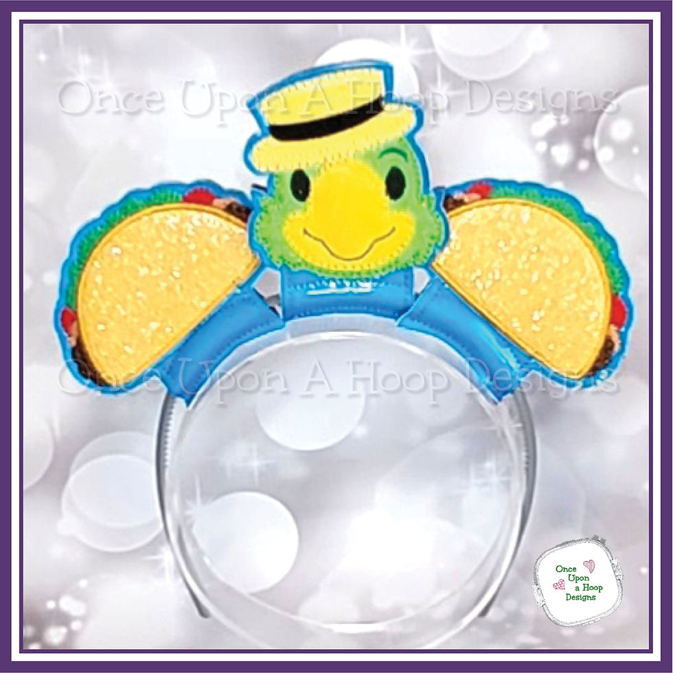 Thumbnail: Three Caballeros with Taco MEars (5 Piece Set) ITH Machine Embroidery Design