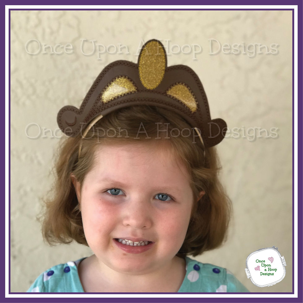Thumbnail: BB Castle Steward Clock Headpiece ITH Digital Machine EmbroideryDesign