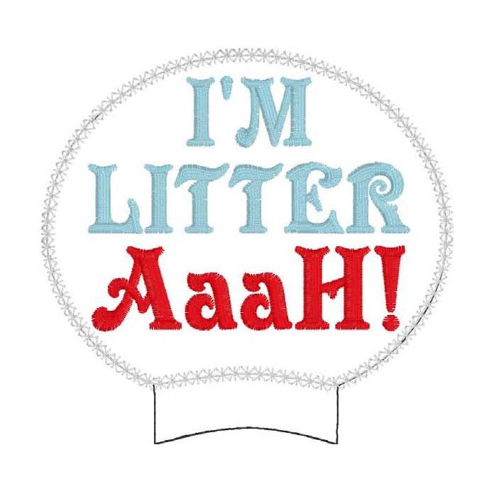 Thumbnail: T.S. Fork MEars Set (5 Pieces) ITH Machine Embroidery Design