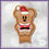 Thumbnail: Gingerbread Clubhouse Friends MEars 6-piece Set ITH Machine Embroidery Design