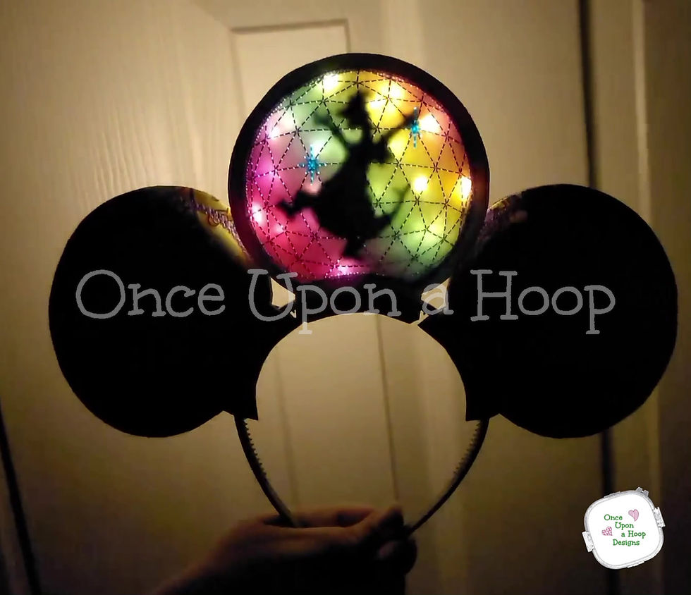 Thumbnail: Spaceship Geodesic Sphere with Hidden Figgy Dragon Center ITH Embroidery Design