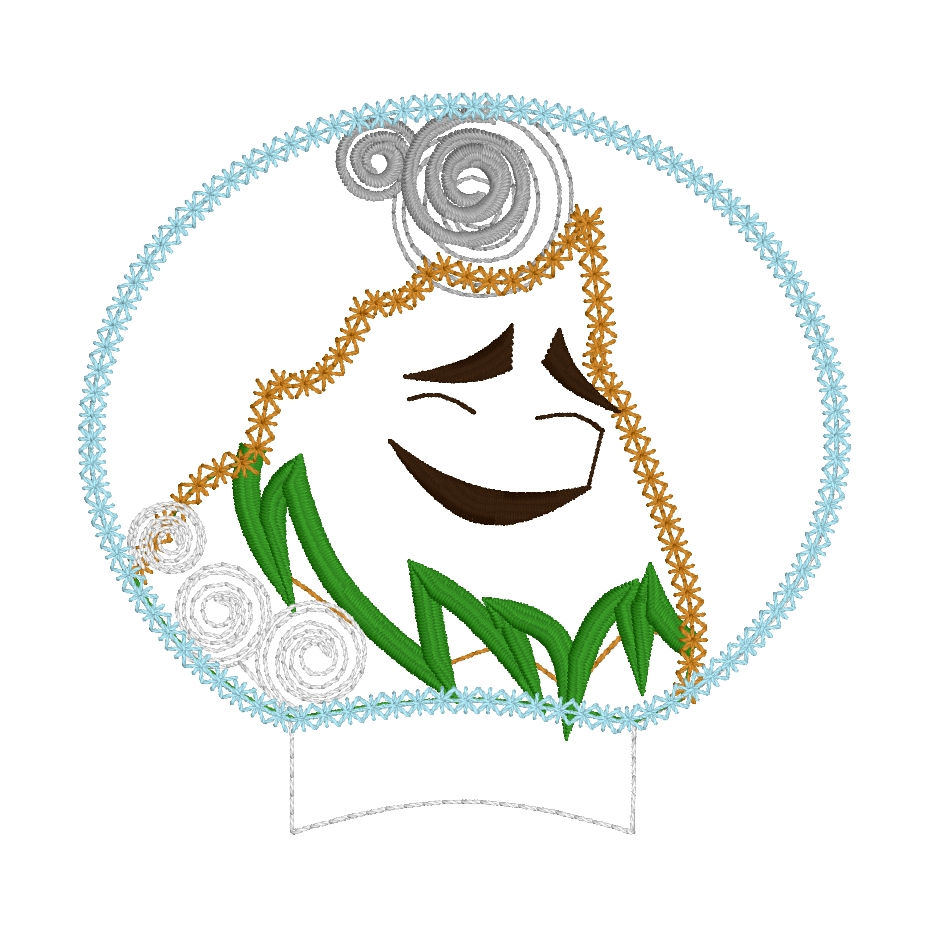 Thumbnail: Volcano Lava MEars 3-piece Set ITH Embroidery Design