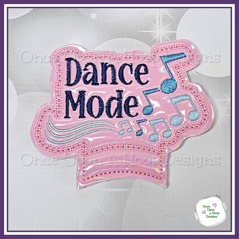Thumbnail: Blue Aussie Heeler Dog Dance Mode MEars (3 piece SET) ITH Embroidery Design
