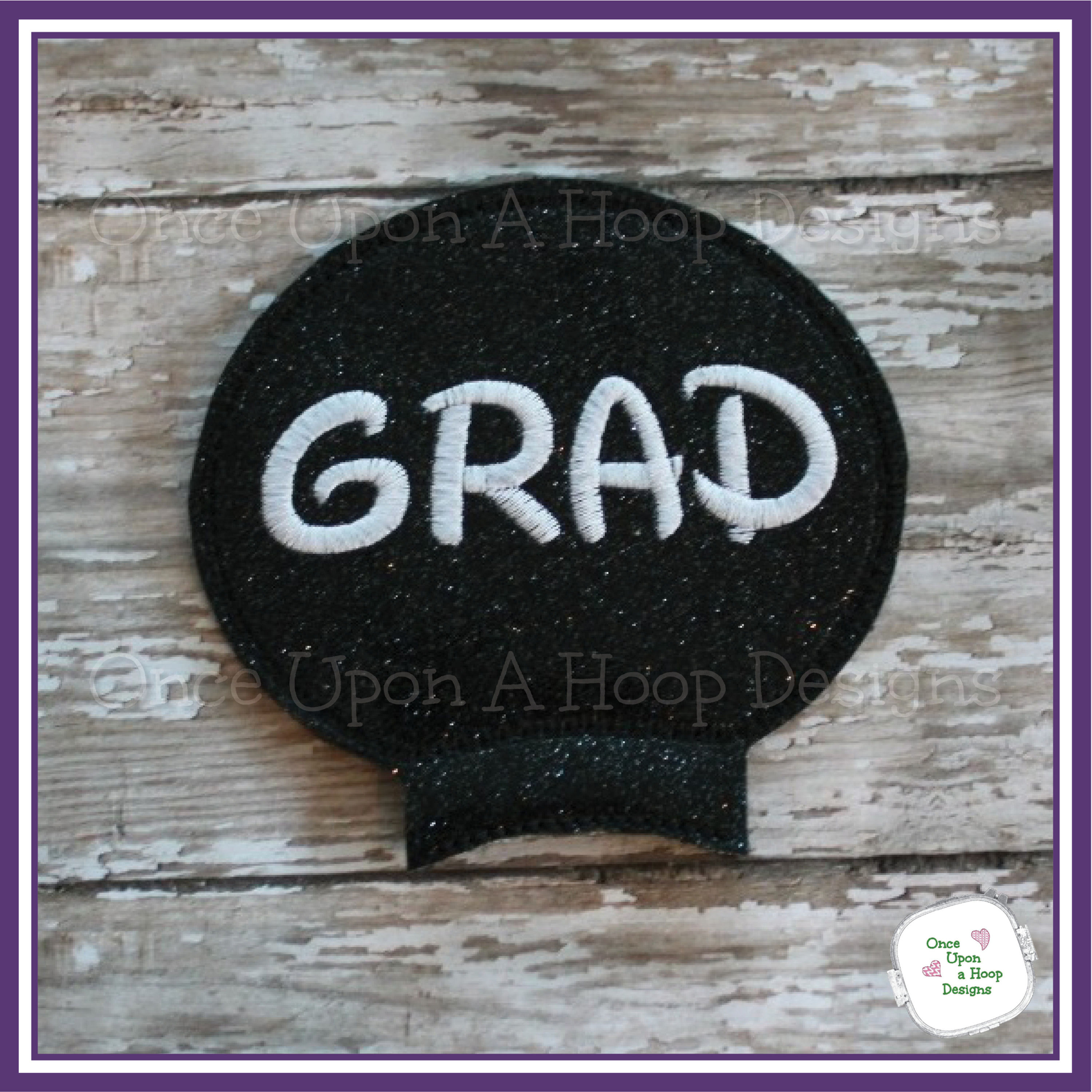 WORDS: Grad MEar ITH Digital Machine Embroidery Design