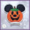 Thumbnail: Mr & Ms Mouse Black Ear Jack-o-Lantern MEars (2 Pieces) ITH Embroidery Design