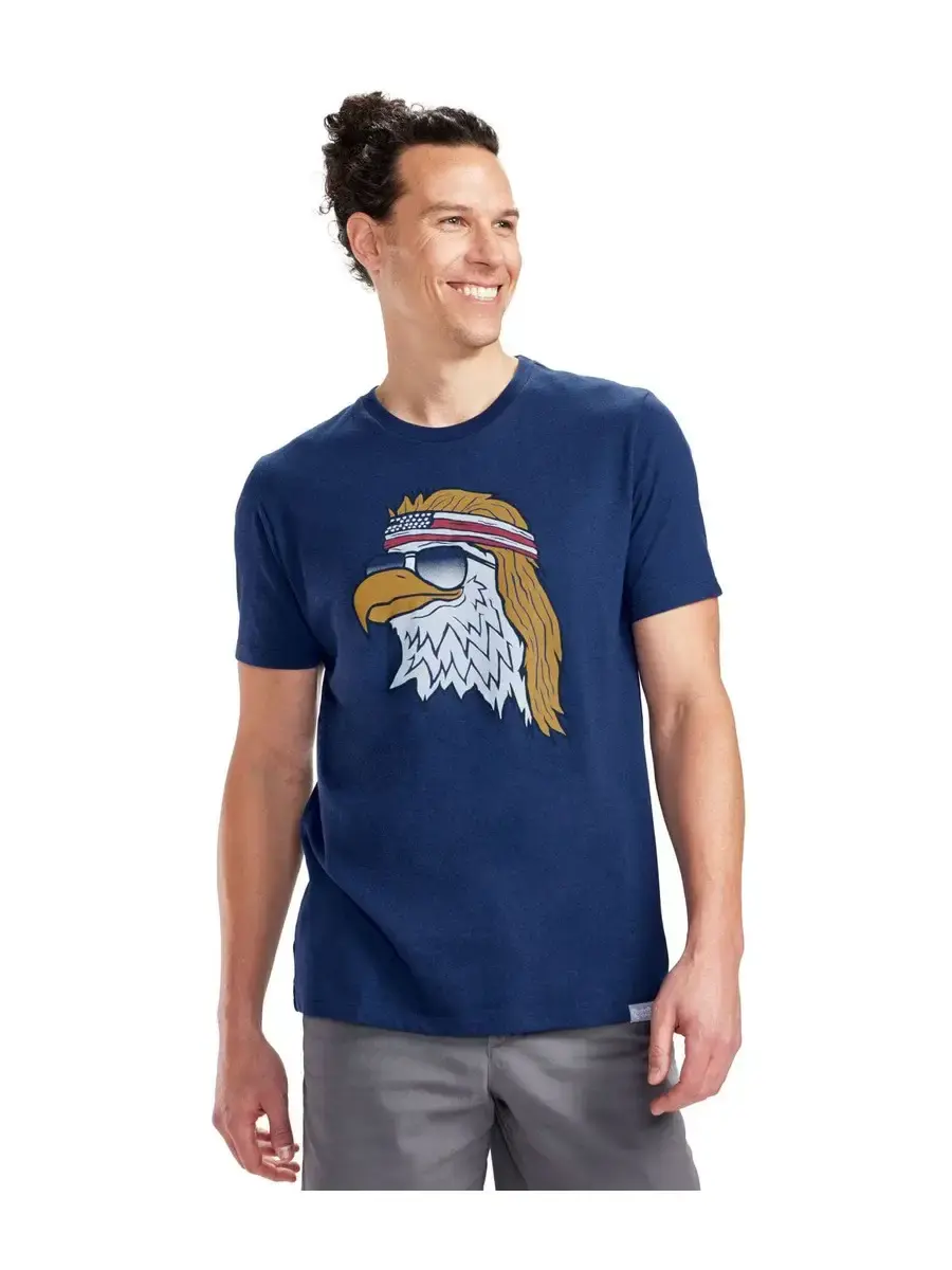Tipsy Elves | Epic Eagle Men's T-Shirt - 4th of July Patriotic USA Tee