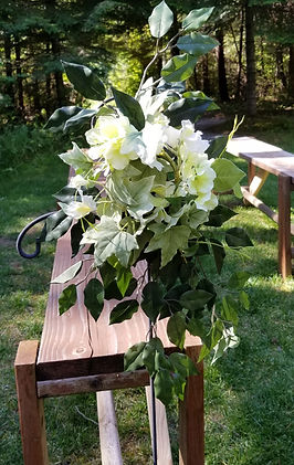 Wedding flower rental for hooks