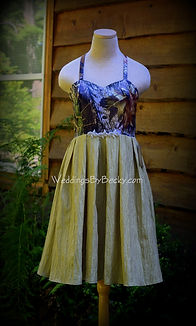 Mossy Oak Breakup bridesmaid dress
