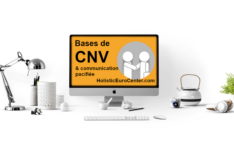 Formation de base à la Communication Non Violente et stratégie de langage pacifié.
3 heures d'apprentissage en ligne sur Holistic Euro Center .