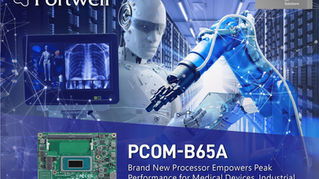 포트웰, PCOM-B65A(Intel® Core™ Ultra processors - Meteor lake U/H) 의료기기/산업제어/ 엣지 AI 솔루션용 COM Express T6 Basic (산업용보드)